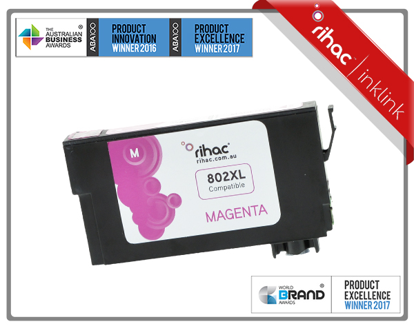 802XL Magenta Rihac Ink Cartridge