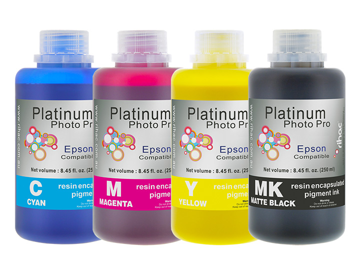 Photo Pro 4 x 250ml Pigment Ink for Epson Stylus Pro 7400 (MK Kit)
