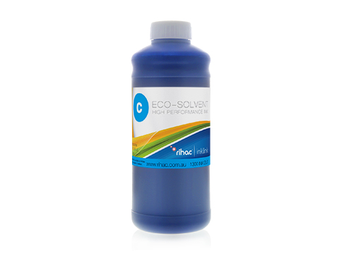 High Performance Eco-Solvent Ink Cyan 1 Litre