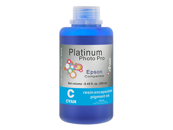 Photo Pro 250ml Cyan Pigment Ink for Epson Stylus Pro 7600