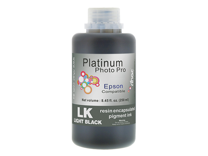 Photo Pro 250ml LK Light Black Pigment Ink for Epson Stylus Pro 9600