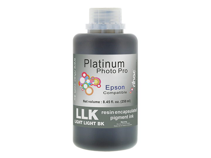 Photo Pro 250ml LLK Light Light Black Pigment Ink for Epson Stylus Pro 4880