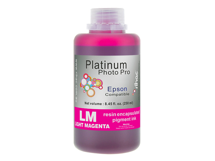Photo Pro 250ml LM Light Magenta Pigment Ink for Epson Stylus Pro 9600