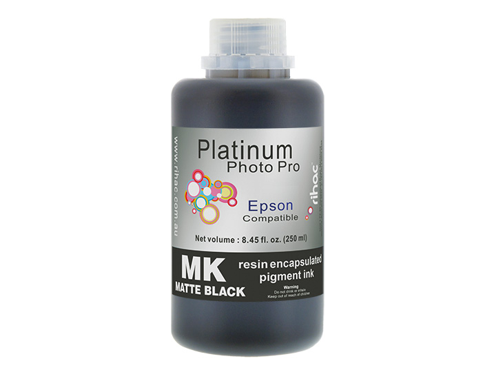 Photo Pro 250ml MK Matte Black Pigment Ink for Epson Stylus Pro 7400