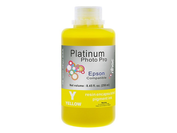 250ml T10W Pigment Ink Yellow Epson Compatible