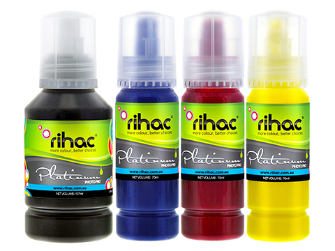 4 X 502 Series Dye Sublimation Ink for EcoTank Printers