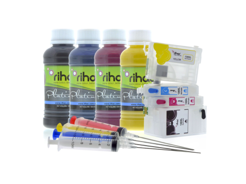 Epson 138 & 140 Refillable Cartridges & Sublimation Ink Set