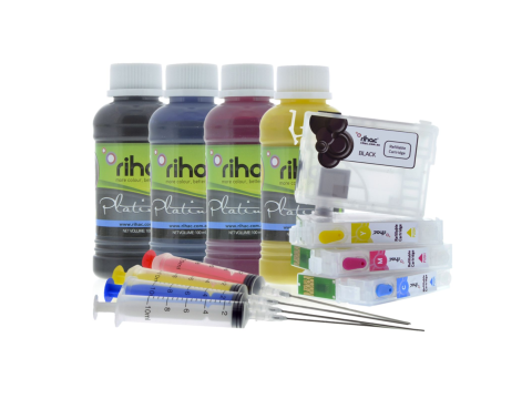 Epson 73 & 73N Refillable Ink Cartridges & Sublimation Ink Set