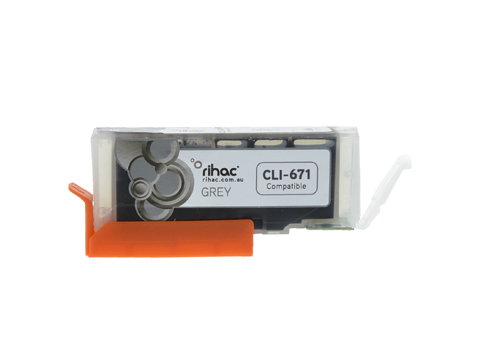 CLI-671XL Grey Premium Single Use Cartridge