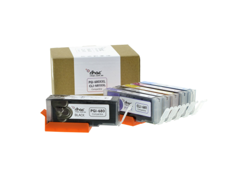 6 x PGI-680XXL & CLI-681XXL Rihac Premium Ink Cartridge Set