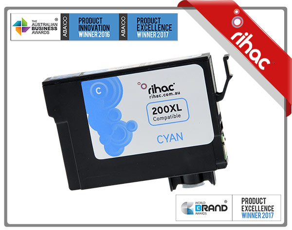 200XL Cyan Premium Single Use Cartridge