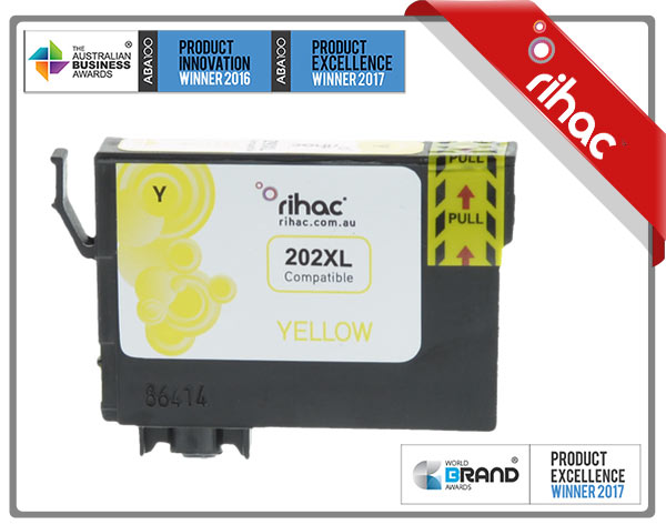 202XL Yellow Premium Single Use Cartridge