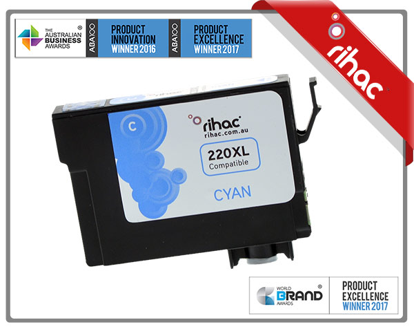 220xl Cyan Premium Single Use Cartridge