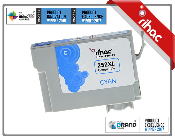 252XL Cyan Premium Single Use Cartridge